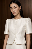 MEVY SATIN JACKET