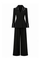 Lili Blanc EDGE BLAZER in classic tailored blazer style, featuring a sleek fit and structured design for a polished look.