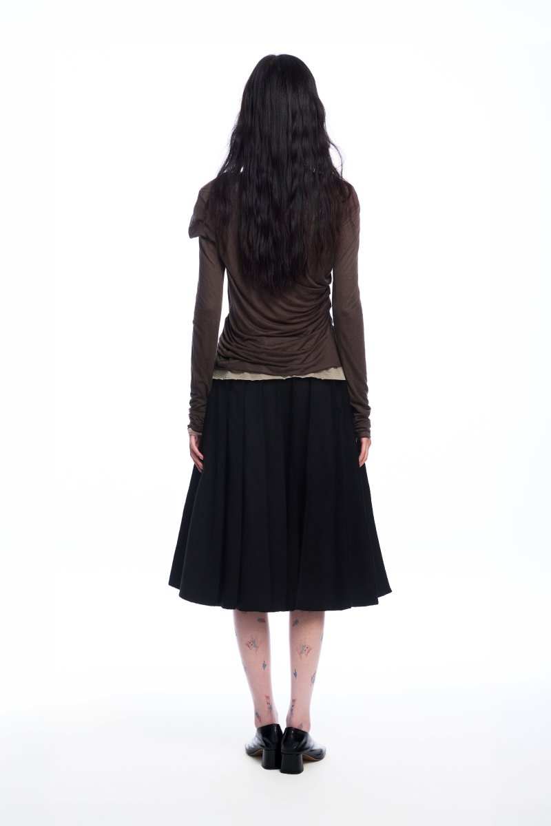 Chictopia layered jersey top featuring a stylish, multi-layered design in soft, comfortable fabric suitable for casual wear
