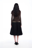 Chictopia layered jersey top featuring a stylish, multi-layered design in soft, comfortable fabric suitable for casual wear