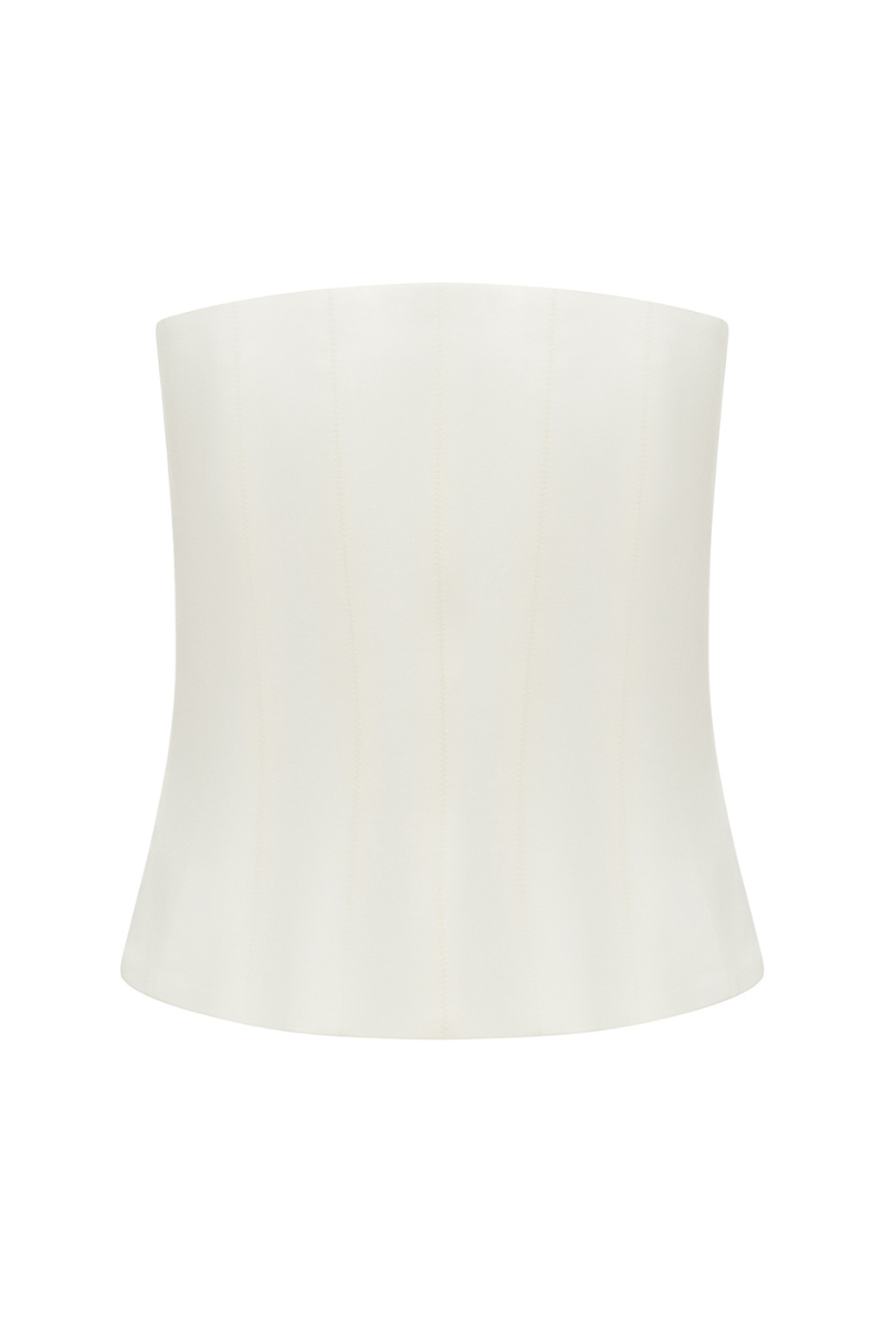 IVORY WOOL CORSET - CULT MIA