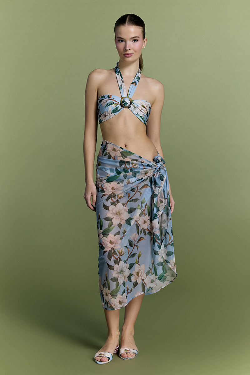 Nur Karaata Maldives Muse Pareo cover-up featuring lightweight, colorful fabric perfect for beachwear and vacation style.