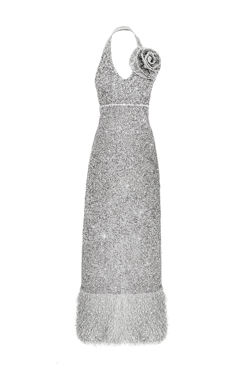 CULT MIA X MONIKA DIMOVA AMINA SPARKLING GOWN - CULT MIA