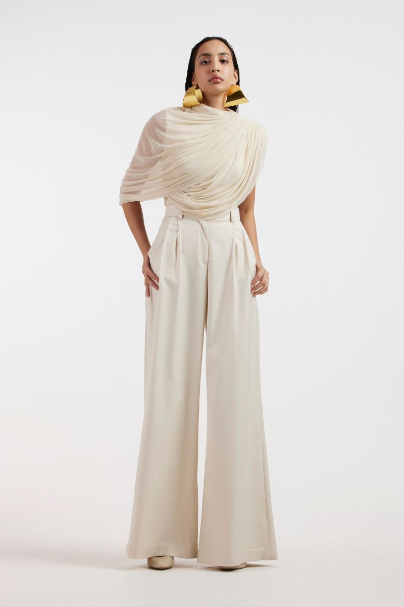 Deme By Gabriella Selene loose fit co-ord set featuring a matching top and pants in soft fabric, stylish and comfortable for casual wear.