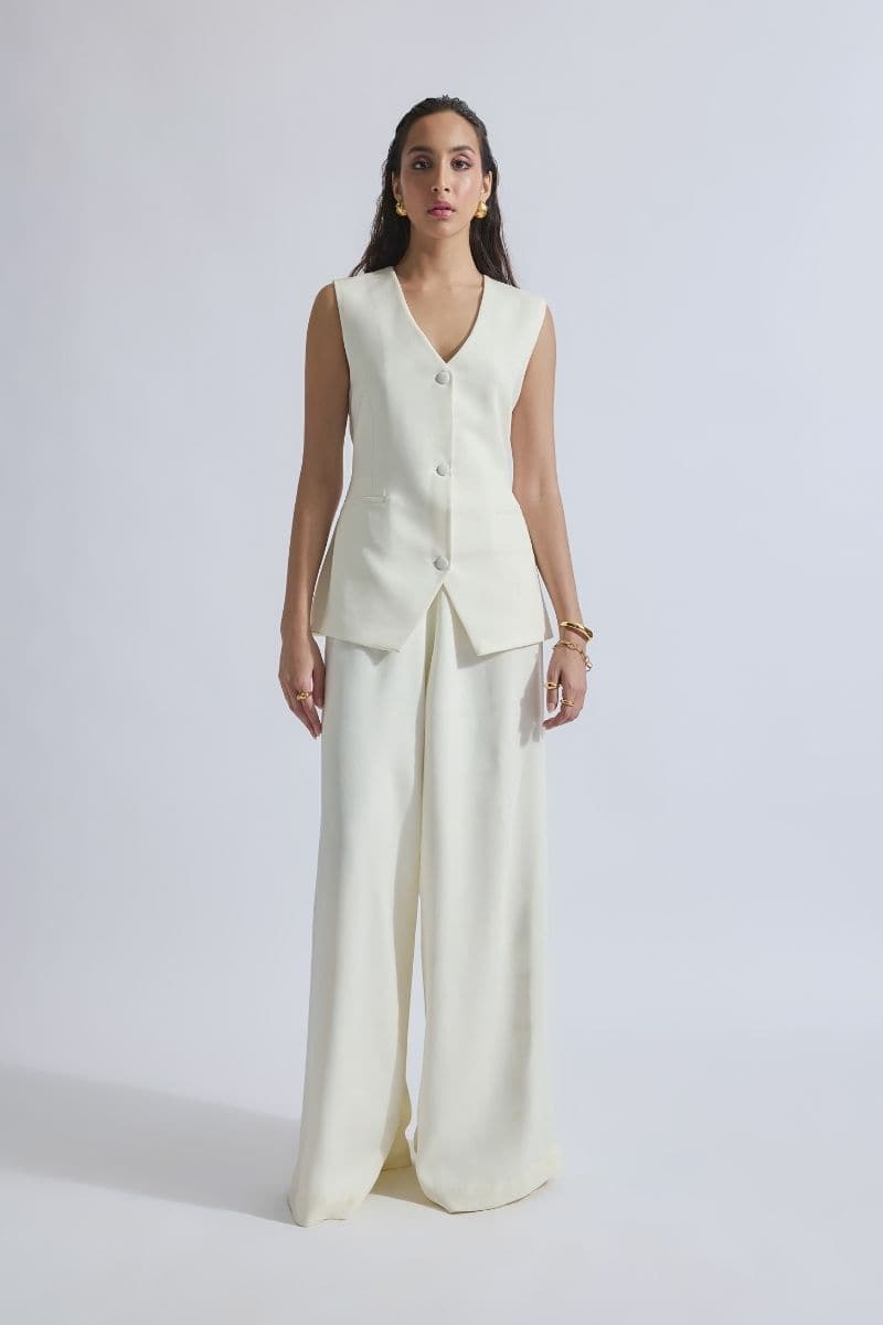Deme by Gabriella CULT MIA X DEME co-ords set featuring a stylish matching top and pants in a modern, casual design.