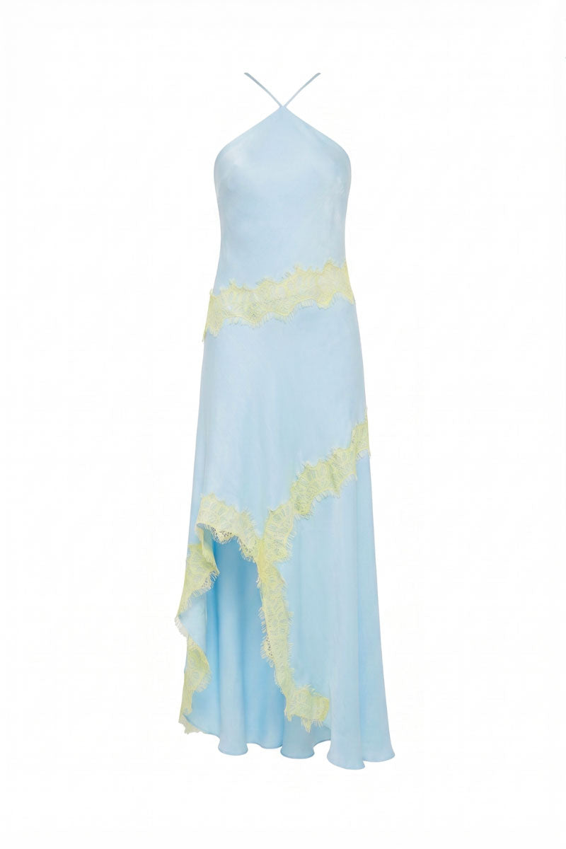 Summer Away ARAVA midi dress featuring a flowy fabric, sleeveless design, and a stylish, casual silhouette for warm-weather wear.