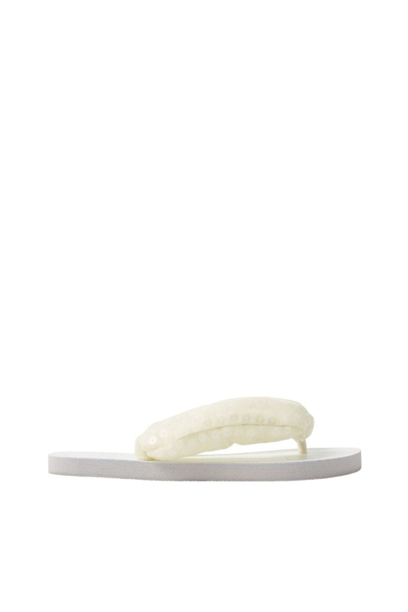 SANDAL IN SEQUIN YELLOW - CULT MIA