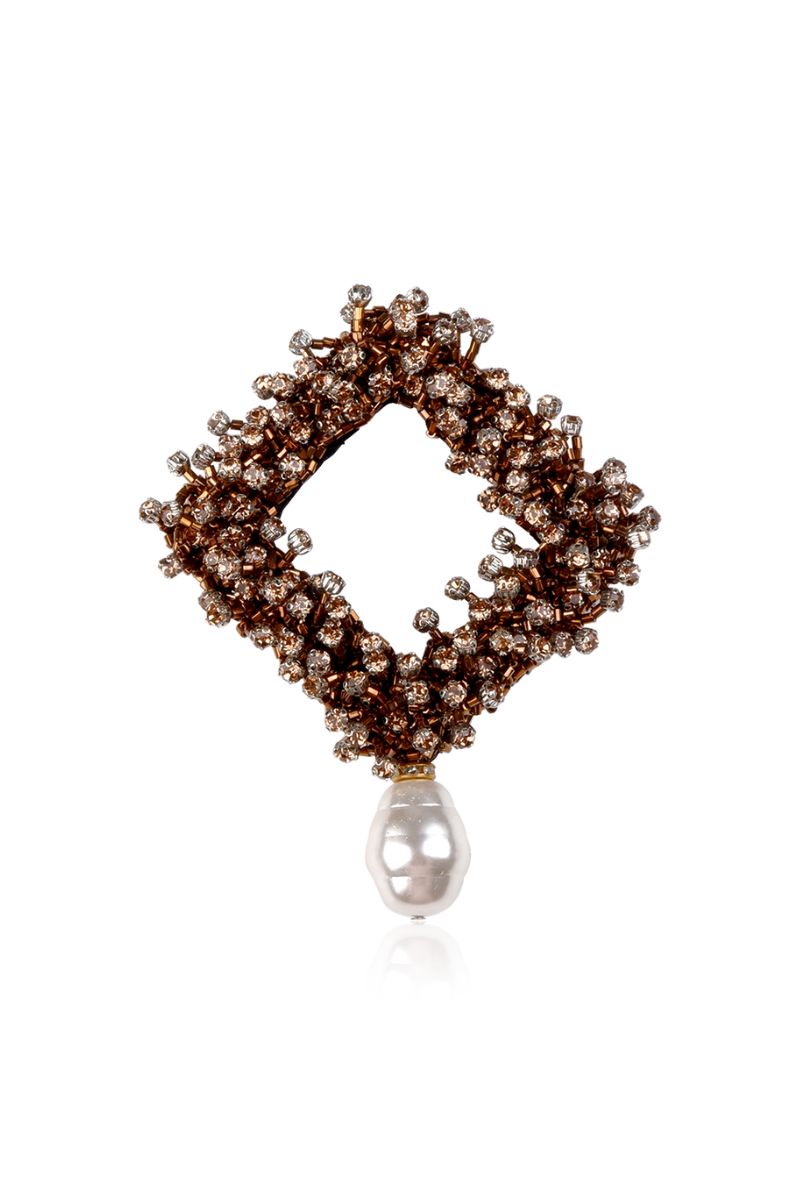IVORA GOLD BROOCH - CULT MIA