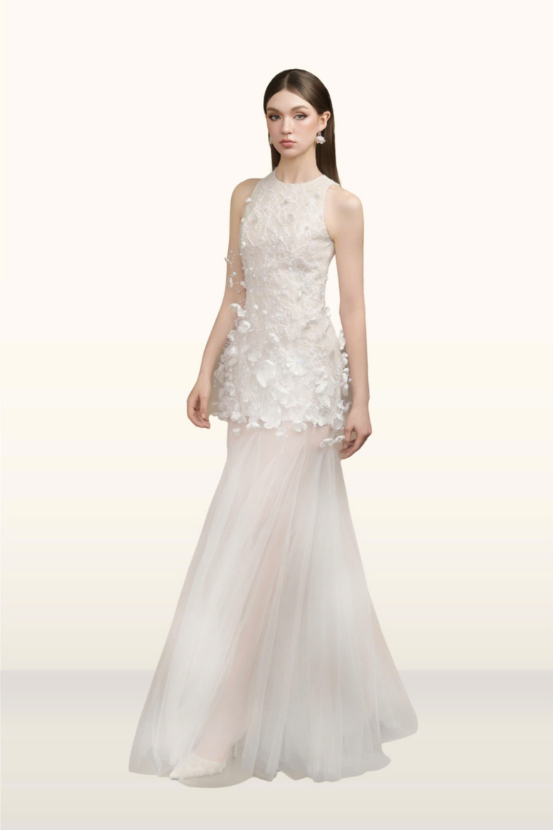 Arti Apparel Flarin Maxi Dress with floral pattern, flowing fabric, and sleeveless design ideal for summer wear.