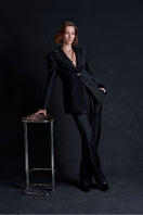 Black Earth Pants by Acaria Studio, stylish and comfortable pants featuring a relaxed fit and durable fabric.