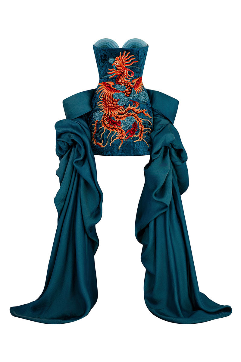 AZURE PHOENIX DRESS