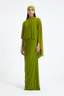 Deme by Gabriella Devon maxi dress in flowy fabric with a floral pattern, perfect for summer or casual wear.