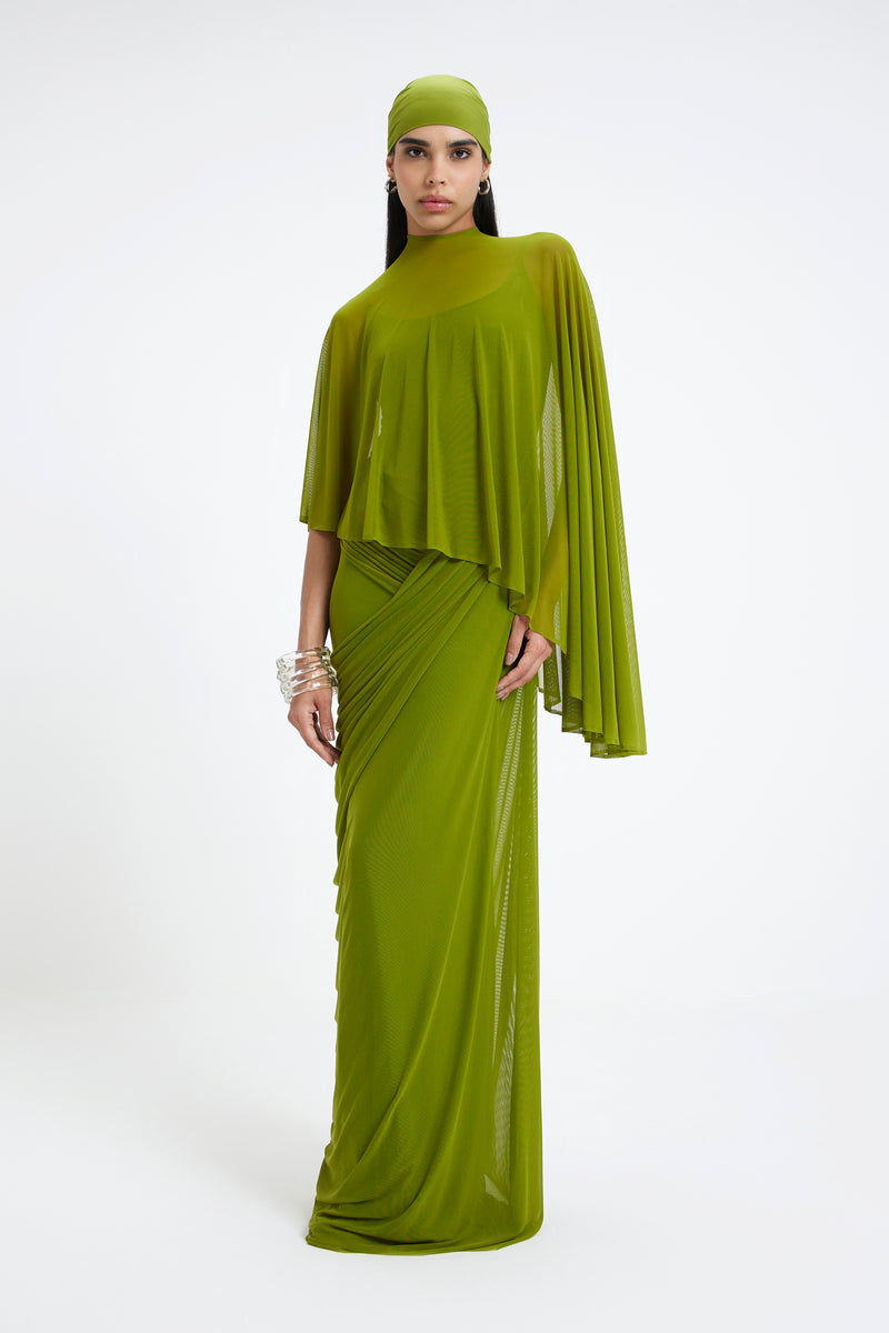 Deme By Gabriella Devon Maxi Dress featuring a flowing silhouette and elegant design, perfect for casual and semi-formal occasions.
