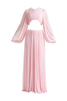 Deme By Gabriella Betty Co-ord Set in Noa Pink featuring matching top and pants, stylish and comfortable women's fashion ensemble.