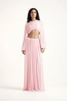 Deme by Gabriella Betty Co-ord Set in Noa Pink featuring a stylish matching top and pants ensemble.