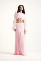 Deme By Gabriella Betty Co-ord Set in Noa Pink featuring stylish matching top and pants for a chic, coordinated look.