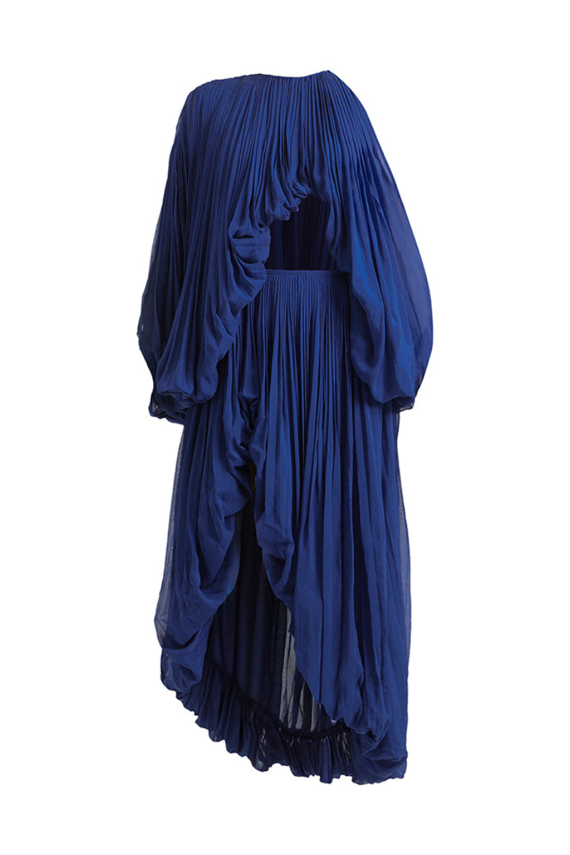 Deme by Gabriella indigo co-ord set with matching top and pants, stylish and comfortable casual wear.