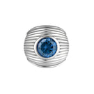Silver Candy Ring by Poché featuring a smooth, rounded design on a delicate silver band.