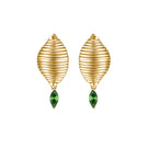 Gold Candy Earrings by Poché featuring playful, colorful candy-shaped dangle earrings on a white background