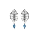 Silver Candy Earrings by Poché featuring colorful, candy-shaped design with shiny silver hooks for a playful accessory.