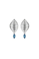 Silver Candy Earrings by Poché featuring colorful, candy-shaped design with shiny silver hooks for a playful accessory.