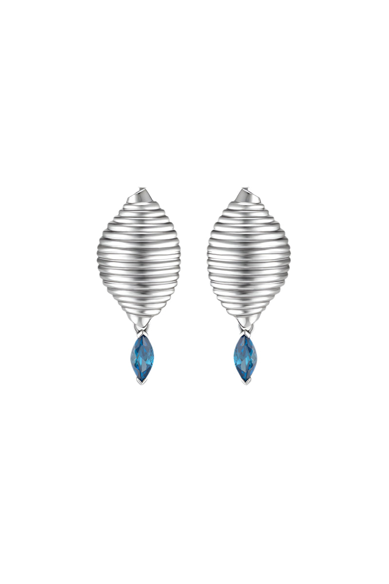Silver Candy Earrings by Poché featuring colorful, candy-shaped design with shiny silver hooks for a playful accessory.