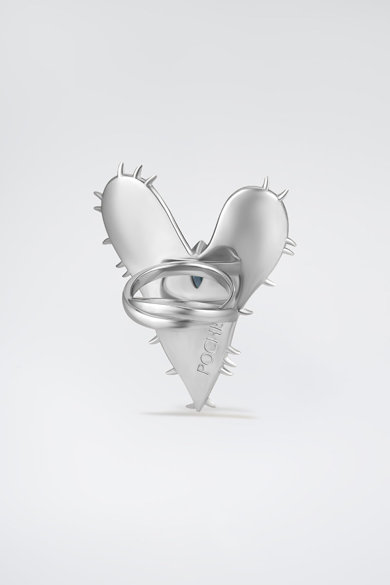 LEAF RING IN SILVER - CULT MIA