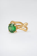 Gold Thorn Ring by Poché featuring a delicate thorn design, perfect for elegant jewelry collection.