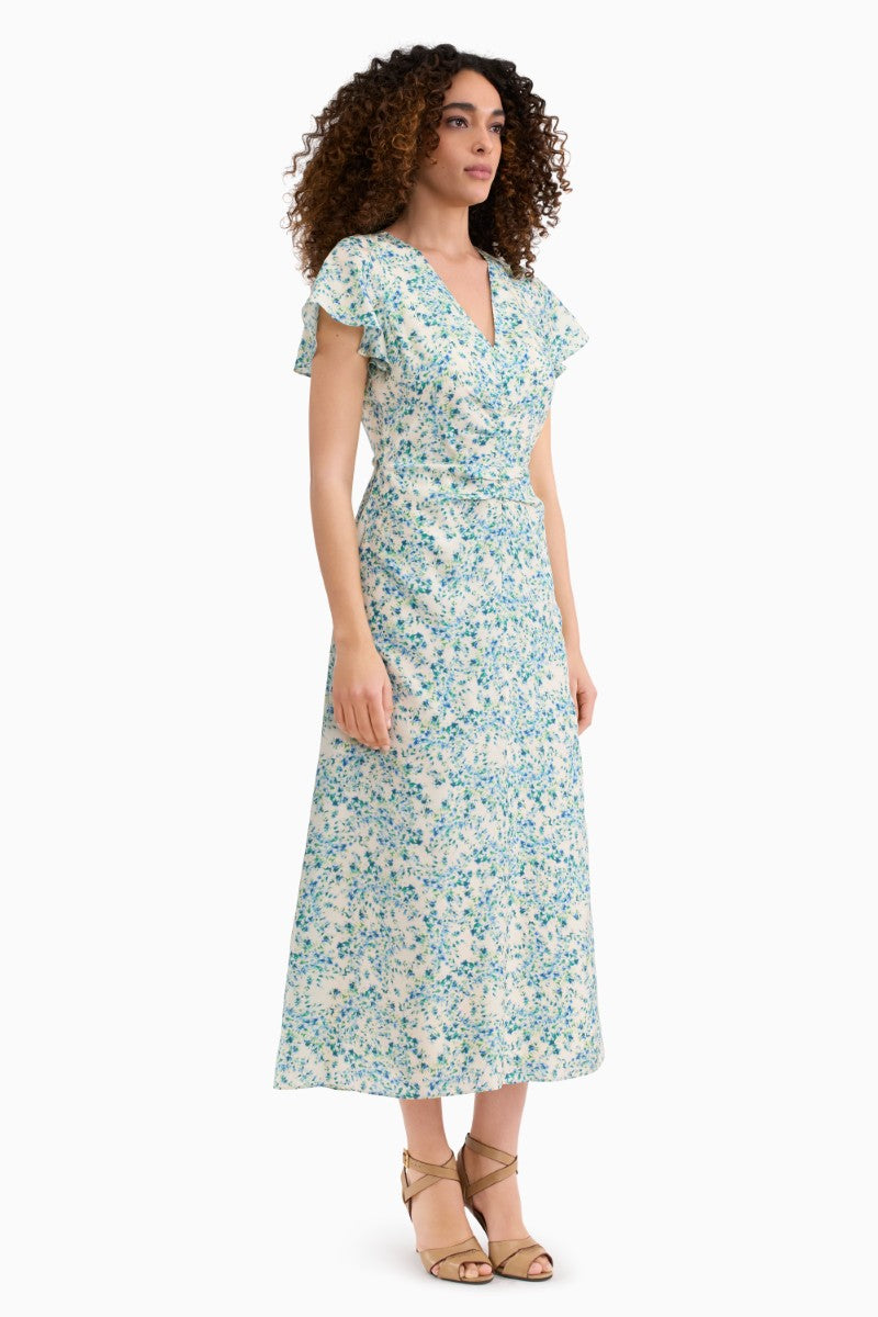 rebecca taylor dress Rebecca Taylor BELLAMY SILK DRESS IN CREAM MULTI