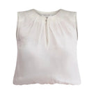 Rebecca Taylor CLEO top in ivory, stylish sleeveless blouse with delicate details, perfect for spring fashion.