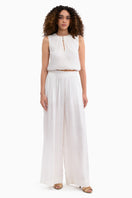 Rebecca Taylor CLEO ivory pants with a tailored fit, styled with a smooth waistband and classic straight-leg design.