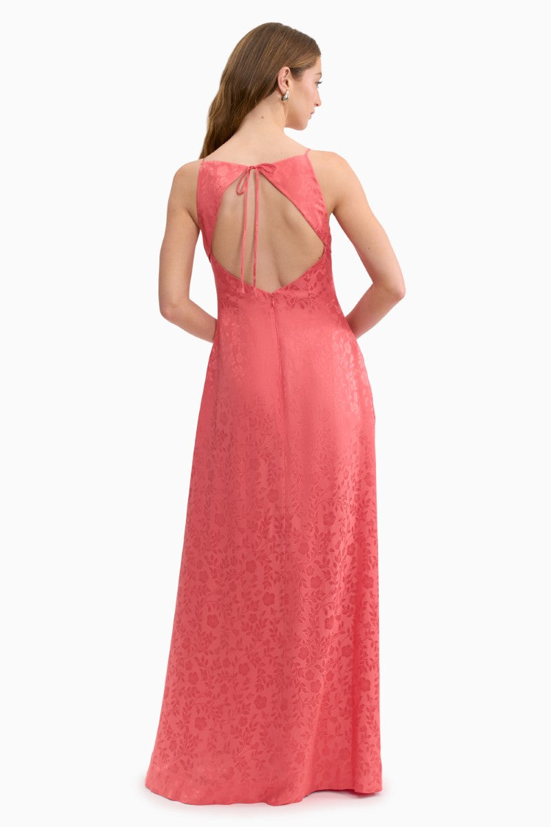 rebecca taylor pink floral dress Floral Print Knee-Length Dress