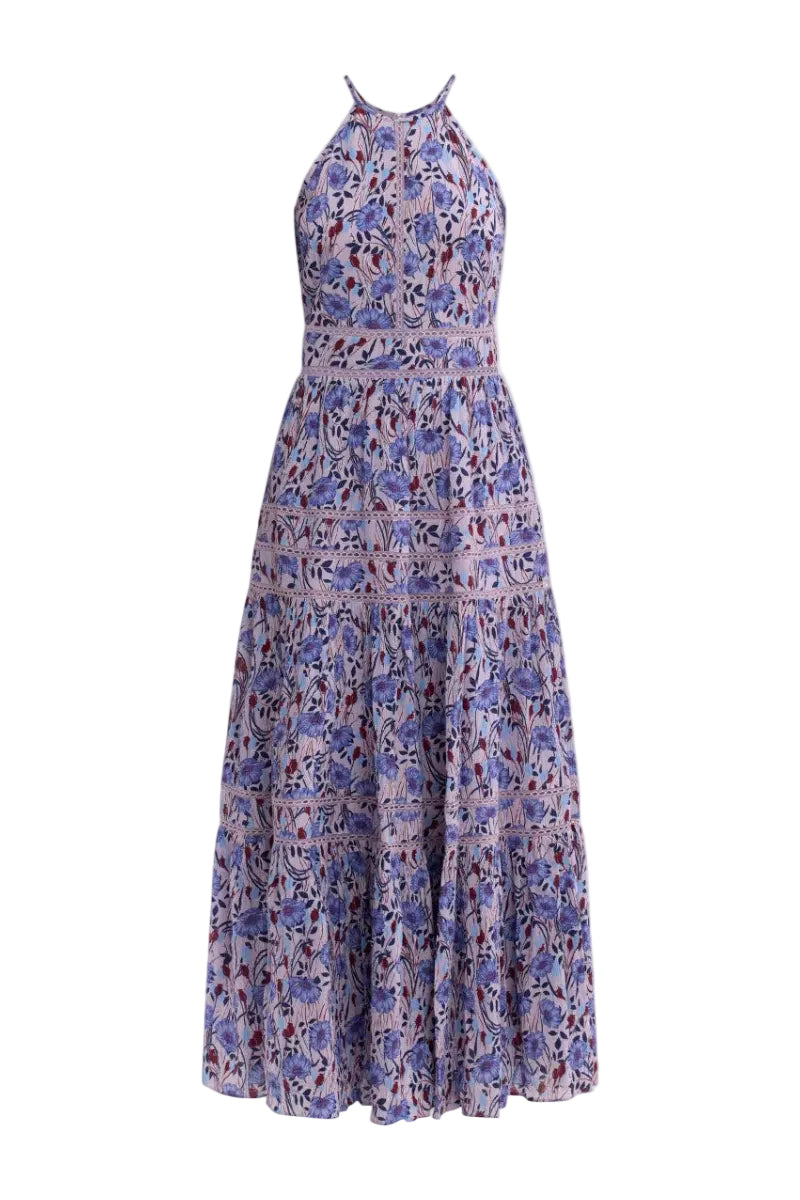 halter floral dress Hazel Halter Maxi Dress ~ Cottage Floral Pink  Show Me Your Mumu