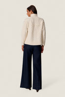 Rebecca Taylor Raven turtleneck sweater in soft knit, featuring a classic high neckline and cozy fit.
