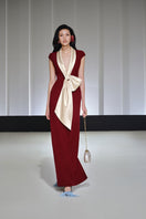 Jenny K Tran Malton Maxi Dress in floral print, flowing fabric, and sleeveless design perfect for summer wear.