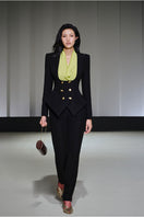 Jenny K Tran Hailsham blazer jacket, stylish tailored blazer with lapels and front buttons, perfect for professional or casual wear.