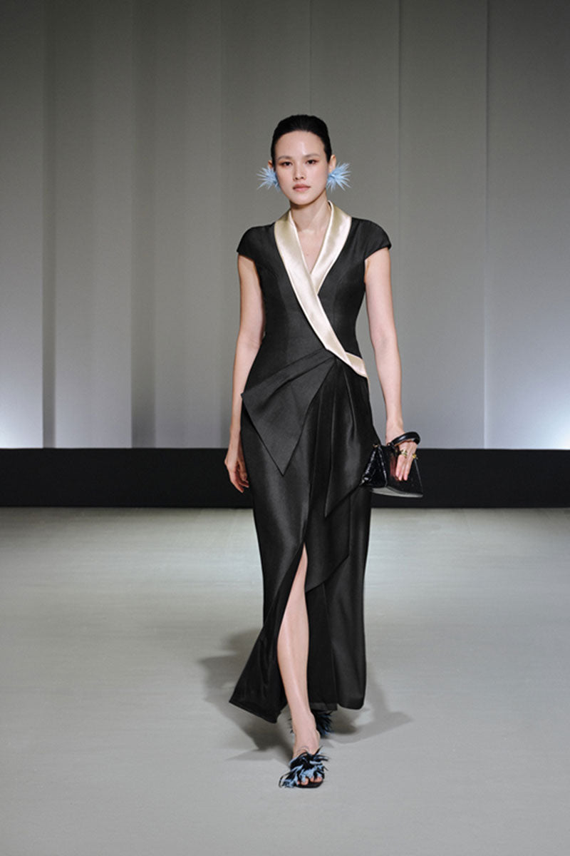 Jenny K Tran Jarrow Dress in a stylish midi dress design, featuring a flattering fit and elegant fabric.