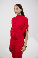 Deme By Gabriella Vienna Maxi Dress in flowing fabric with a stylish design, perfect for elegant occasions.