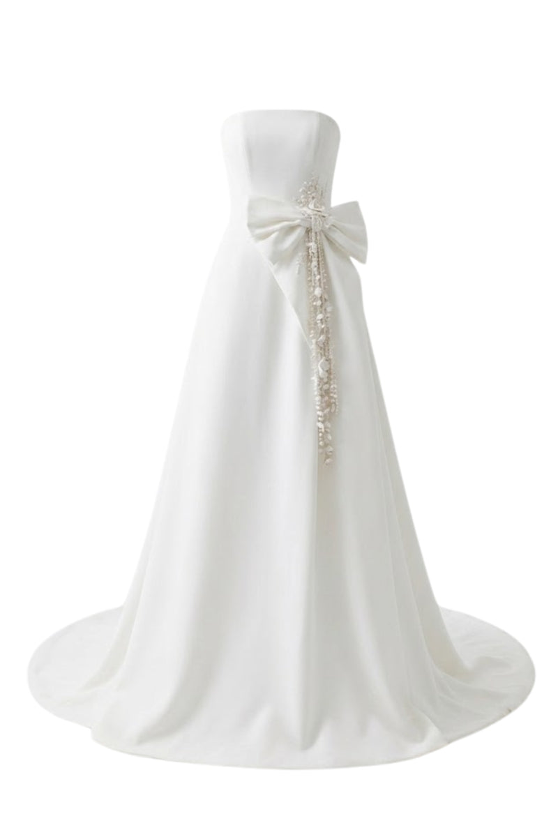White Plan LEEJEI Maxi Dress featuring a flowing silhouette and elegant design, perfect for casual or dressy occasions.