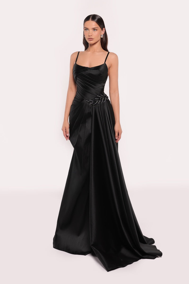 LEOVEL DRESS IN BLACK - CULT MIA