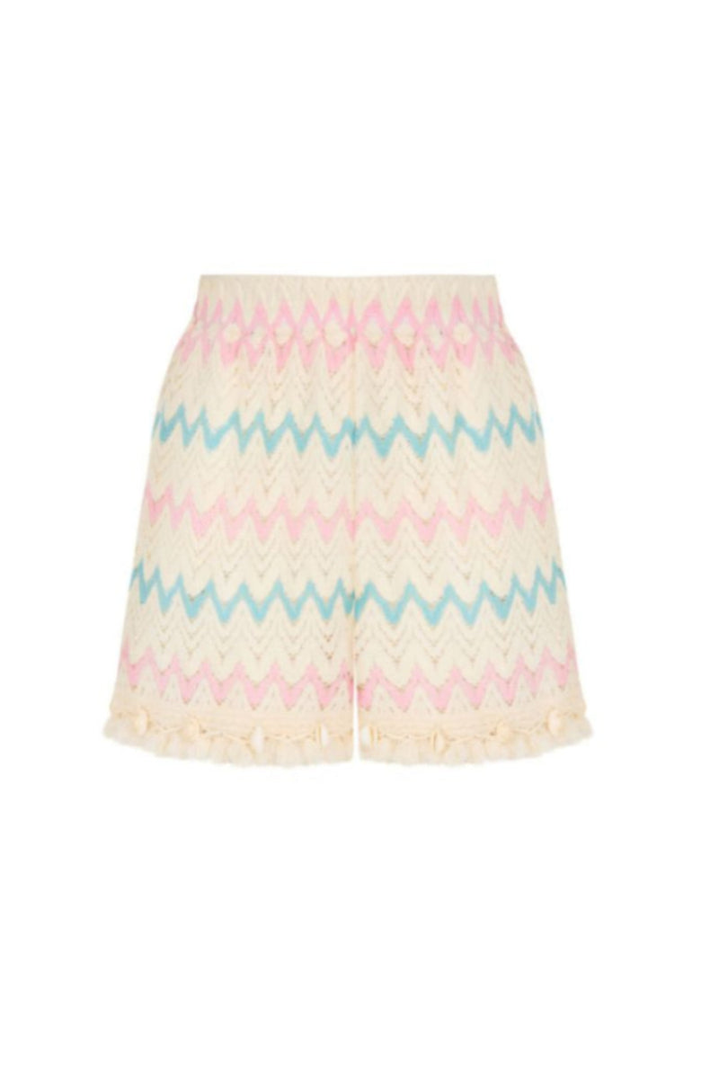 AISA Ruby Shorts featuring a stylish design, displayed hanging with a focus on the fabric and fit.