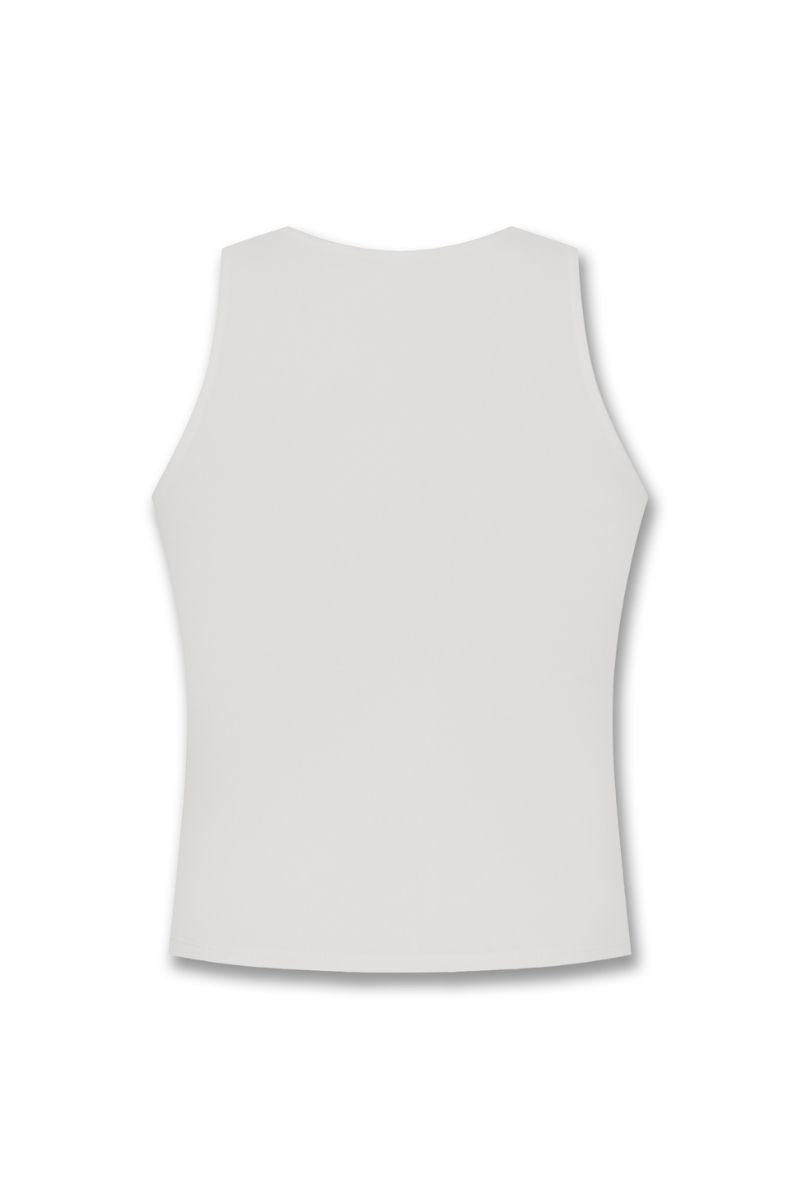 SADIE WHITE DENIM TANK - CULT MIA