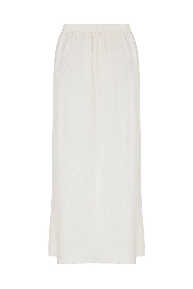 ECRU JULLIETTE MAXI SKIRT - CULT MIA