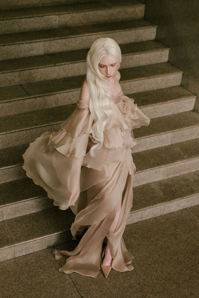 White Plan Cynthia Maxi Dress featuring a flowing silhouette, sleeveless design, and elegant fabric for stylish summer wear.