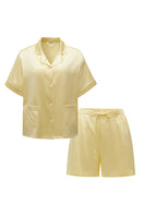 Not Just Pajama Timeless Collection short pajama set with a relaxed fit, featuring a soft fabric and a classic design for comfortable sleepwear.