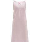 Pink Little Heart strap nightgown by Not Just Pajama with delicate straps and soft fabric, perfect for cozy bedtime.