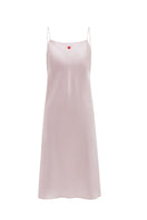 Pink Little Heart strap nightgown by Not Just Pajama with delicate straps and soft fabric, perfect for cozy bedtime.