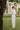 ROSALIE CREPE GOWN WITH LOUISE CAPE IN WHITE - CULT MIA