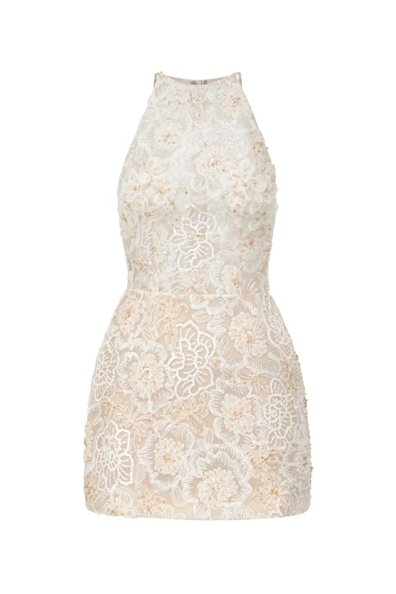 OCTAVIA LACE DRESS IN BEIGE | CULT MIA | 21Six OCTAVIA LACE DRESS IN BEIGE | CULT MIA | 21Six