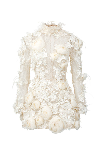 LILIANE LACE DRESS IN WHITE | CULT MIA